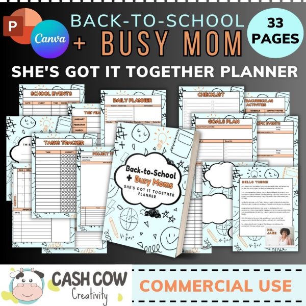 Back-to-School + Busy Moms Planner